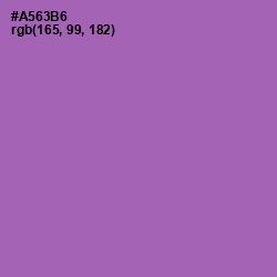 #A563B6 - Wisteria Color Image