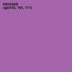 #A565AB - Wisteria Color Image