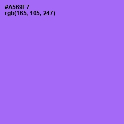 #A569F7 - Medium Purple Color Image
