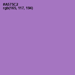 #A575C2 - Lavender Color Image