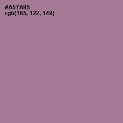 #A57A95 - Turkish Rose Color Image