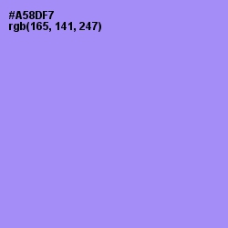 #A58DF7 - Dull Lavender Color Image