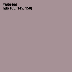 #A59196 - Dusty Gray Color Image