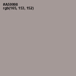 #A59998 - Dusty Gray Color Image