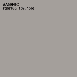 #A59F9C - Dusty Gray Color Image