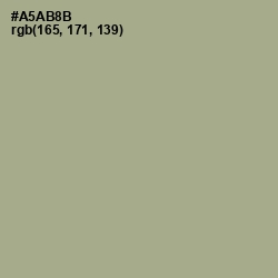 #A5AB8B - Locust Color Image