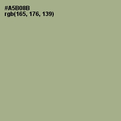 #A5B08B - Swamp Green Color Image