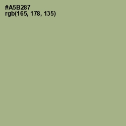 #A5B287 - Swamp Green Color Image
