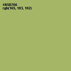 #A5B766 - Green Smoke Color Image