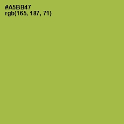 #A5BB47 - Olive Green Color Image