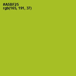 #A5BF25 - Citron Color Image