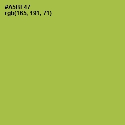 #A5BF47 - Olive Green Color Image