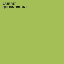 #A5BF57 - Olive Green Color Image
