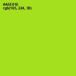 #A5E01E - Inch Worm Color Image