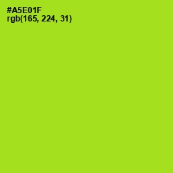 #A5E01F - Inch Worm Color Image