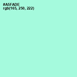 #A5FADE - Magic Mint Color Image