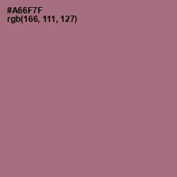 #A66F7F - Coral Tree Color Image