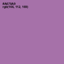 #A670A9 - Wisteria Color Image