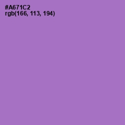 #A671C2 - Lavender Color Image