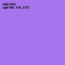 #A674ED - Lavender Color Image