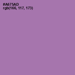 #A675AD - Wisteria Color Image
