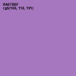 #A676BF - Purple Mountain's Majesty Color Image