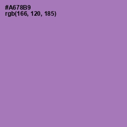#A678B9 - Purple Mountain's Majesty Color Image