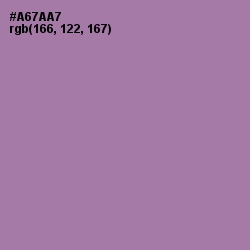 #A67AA7 - Lavender Purple Color Image