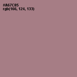 #A67C85 - Turkish Rose Color Image