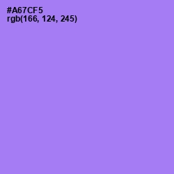 #A67CF5 - Lavender Color Image