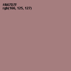 #A67D7F - Coral Tree Color Image