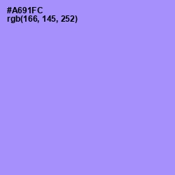 #A691FC - Dull Lavender Color Image