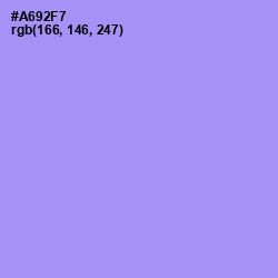 #A692F7 - Dull Lavender Color Image