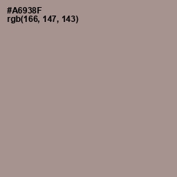 #A6938F - Zorba Color Image