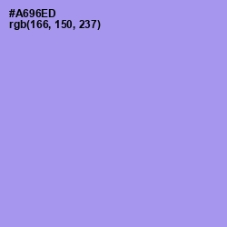 #A696ED - Dull Lavender Color Image