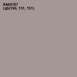 #A69797 - Dusty Gray Color Image