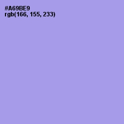 #A69BE9 - Dull Lavender Color Image