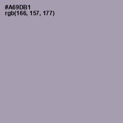 #A69DB1 - Amethyst Smoke Color Image