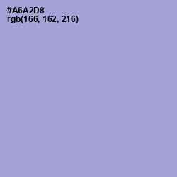 #A6A2D8 - Cold Purple Color Image