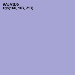 #A6A3D5 - Wistful Color Image