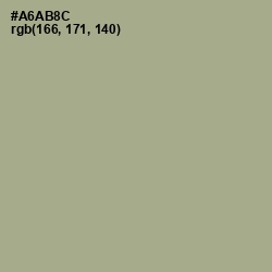 #A6AB8C - Locust Color Image