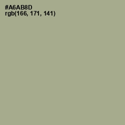 #A6AB8D - Locust Color Image