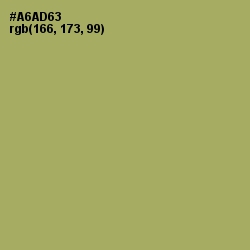 #A6AD63 - Green Smoke Color Image