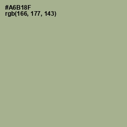 #A6B18F - Swamp Green Color Image