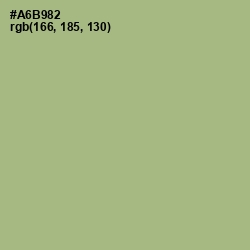 #A6B982 - Swamp Green Color Image