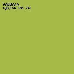 #A6BA4A - Olive Green Color Image