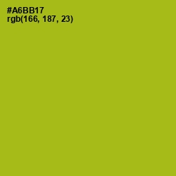 #A6BB17 - Sahara Color Image