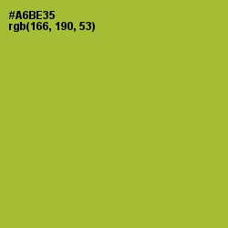 #A6BE35 - Citron Color Image