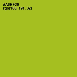 #A6BF20 - Citron Color Image
