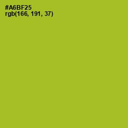#A6BF25 - Citron Color Image